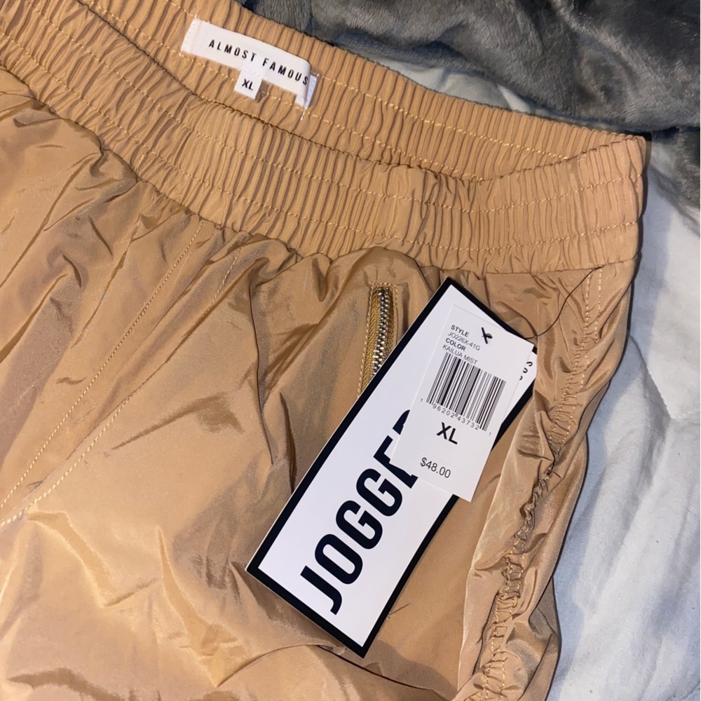 PETITE Elastic Waist Ruched Pants